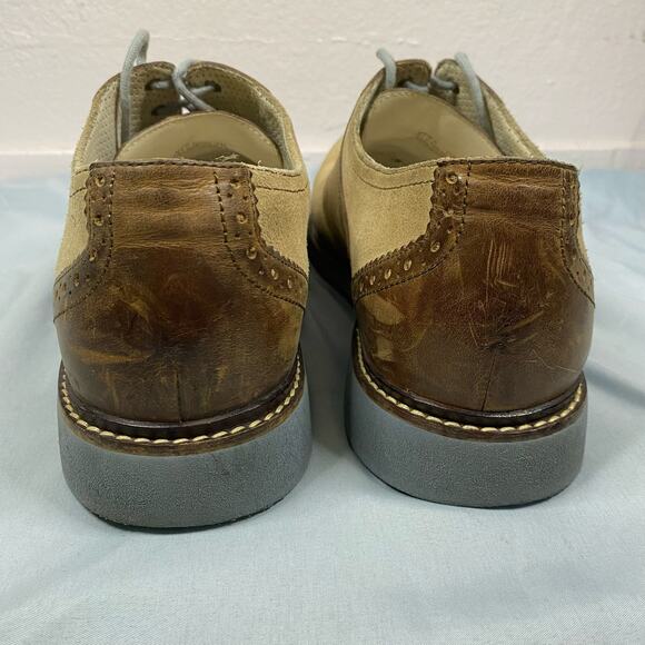 Cole Haan Shoes Mens Oxford Brown Suede Comfort Lace Up Low Top 11.5 main image 4